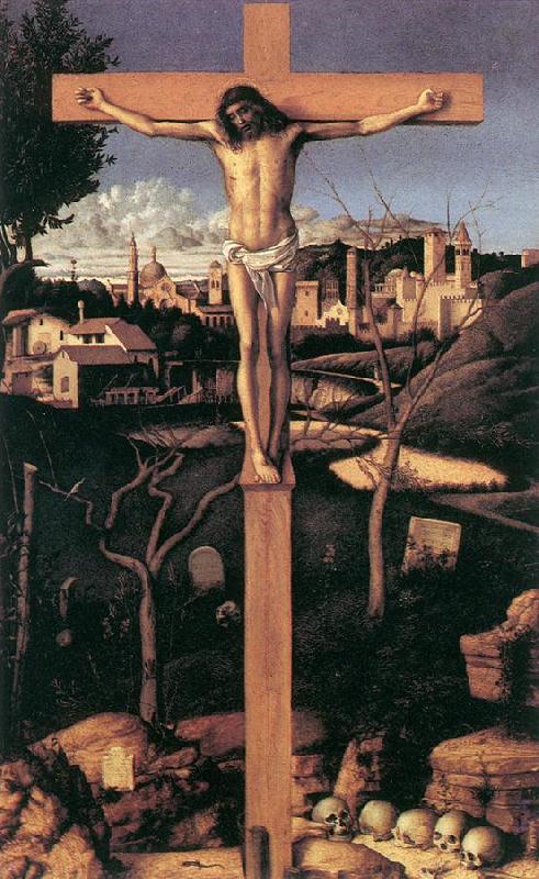 BELLINI, Giovanni Crucifixion yxn Sweden oil painting art
